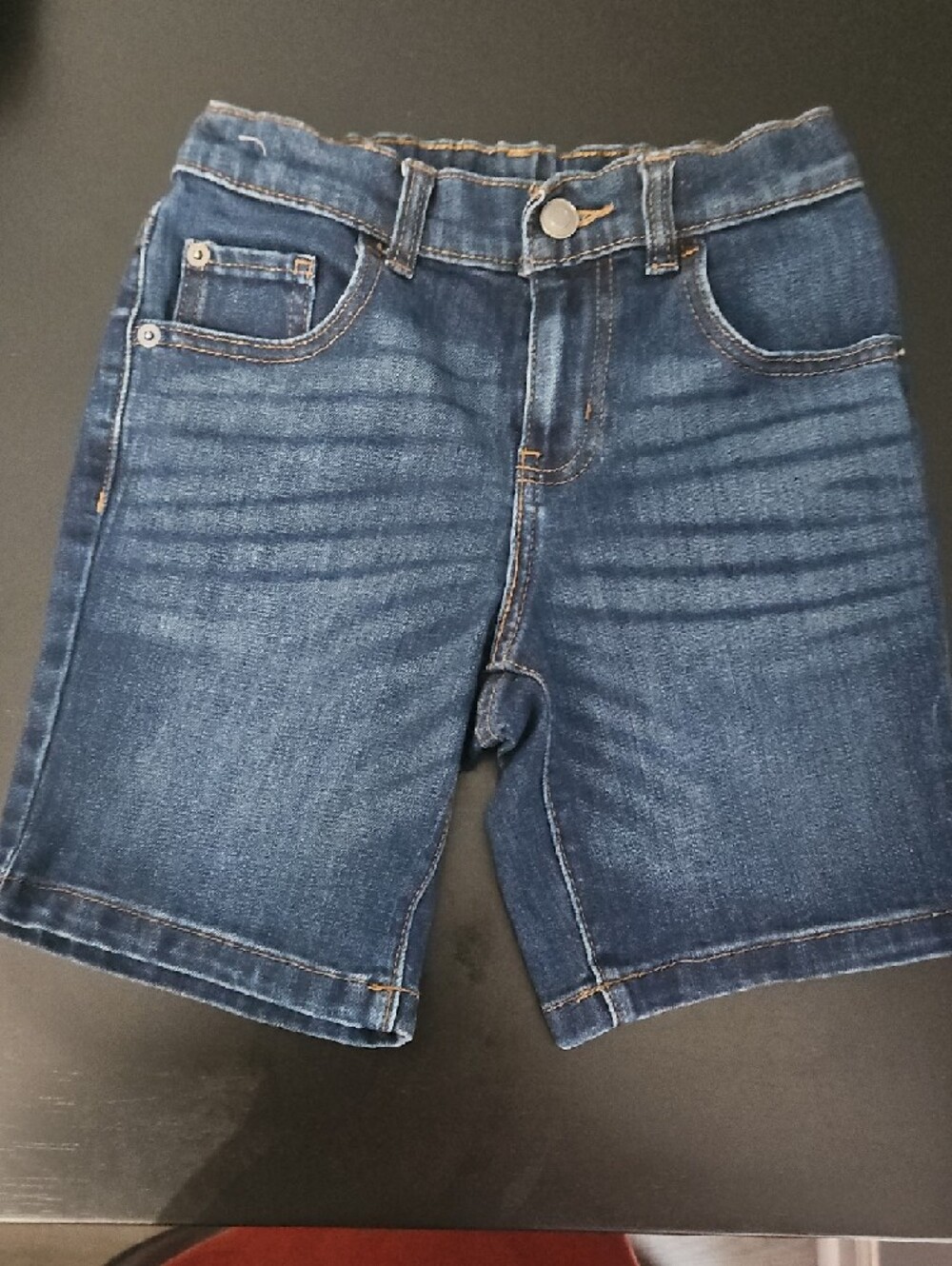 wonder nation Dark Blue Denim Kids Shorts - Picture 2 of 5